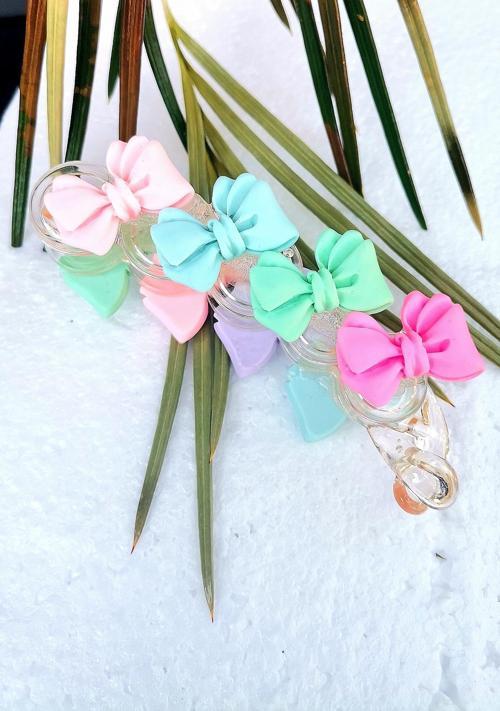 Lüks Figürlü  Renkli Mus Toka