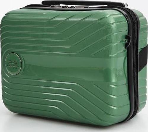 ÇÇS 5240 POLİPROPİLEN Metalik Yeşil Makyaj Çantası