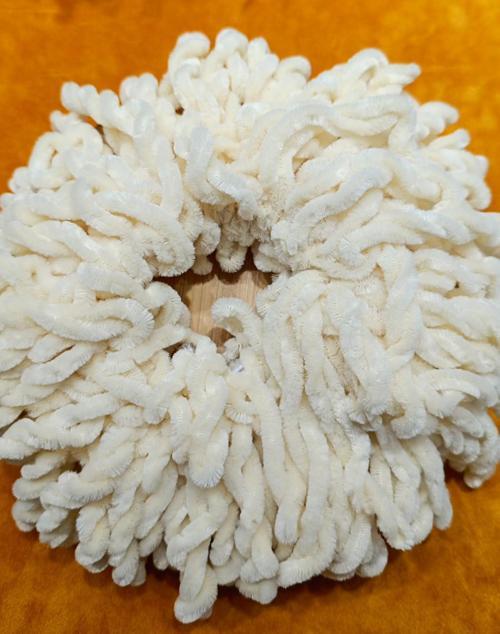 Krem Lüks Gösterişli Topuz Toka