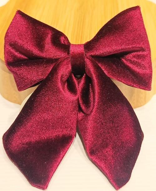 Lüks Gösterişli  Figürlü Kadife Klips Toka