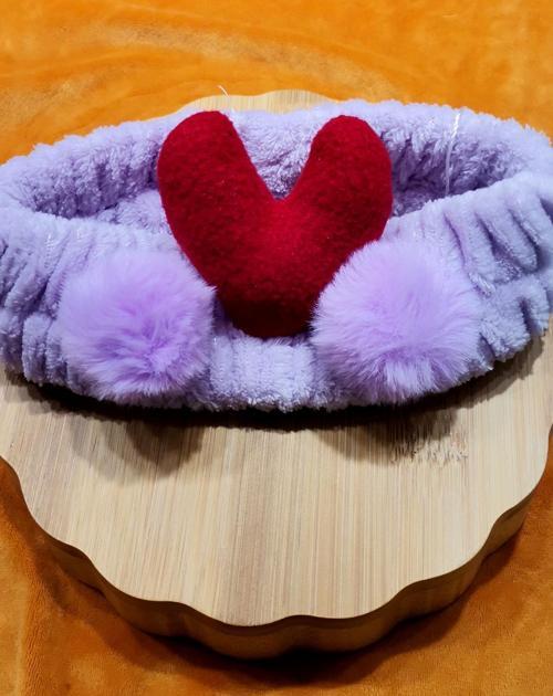 Lüks Peluşlu Figürlü Saç Bandana