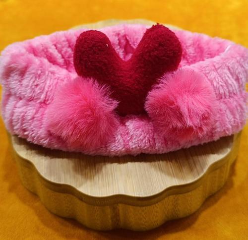 Lüks Peluşlu Figürlü Saç Bandana