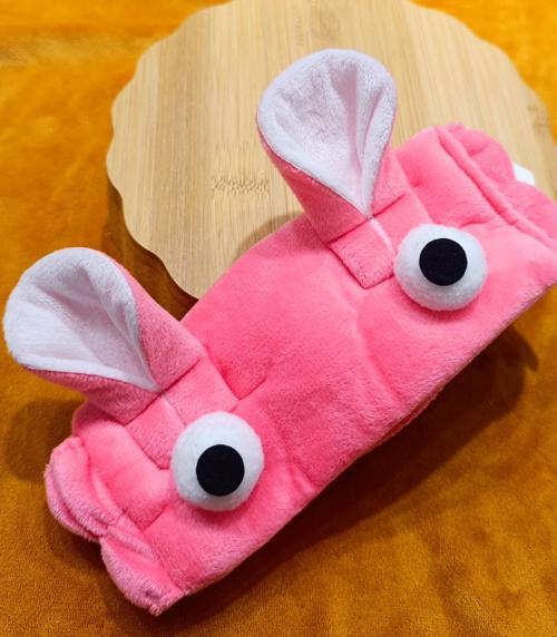 Lüks Peluşlu Figürlü Saç Bandana