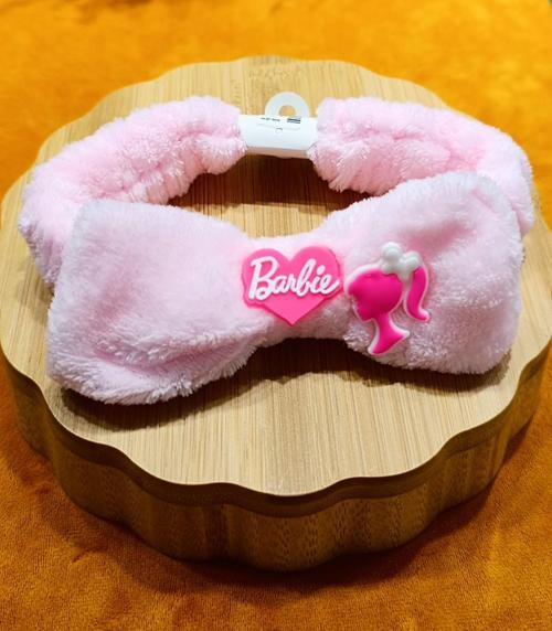 Lüks Peluşlu Figürlü Saç Bandana