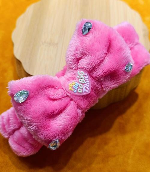 Lüks Peluşlu Figürlü Saç Bandana