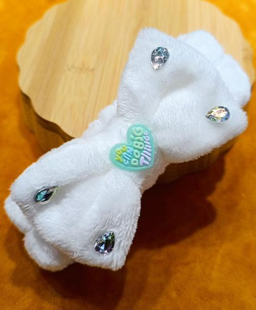 Lüks Peluşlu Figürlü Saç Bandana