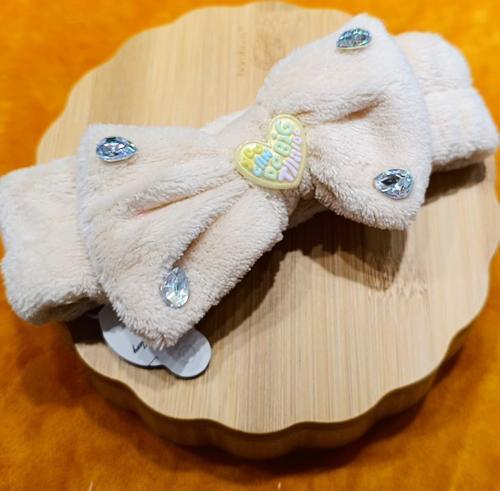 Lüks Peluşlu Figürlü Saç Bandana