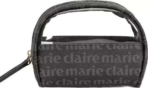M.Claire Siyah  Lüks Makyaj Çantası