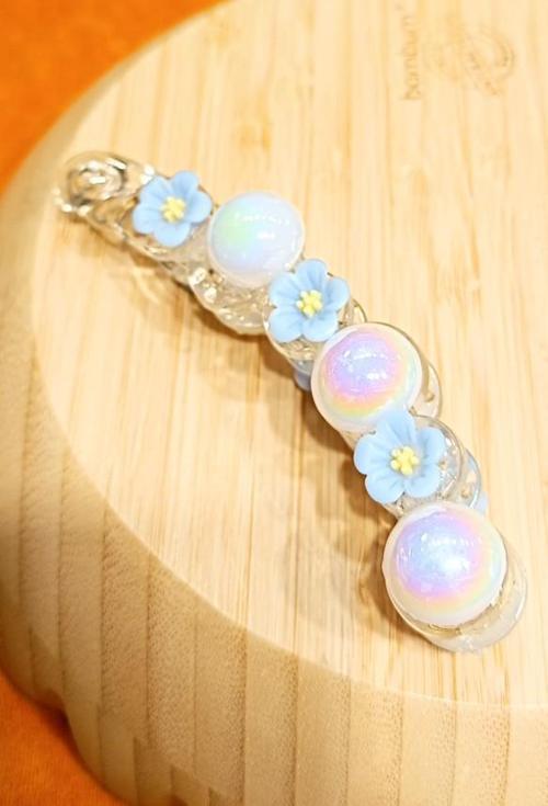 Lüks Gösterişli Çiçek Figürlü Muz Toka