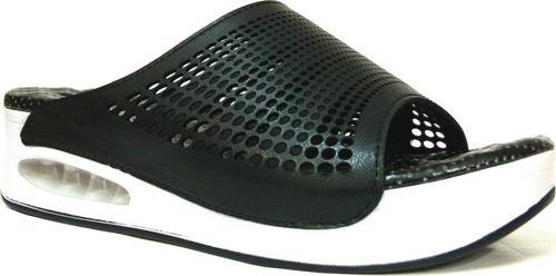 Siyah Air Havalı Balon Taban Anatomik Comfort Terlik