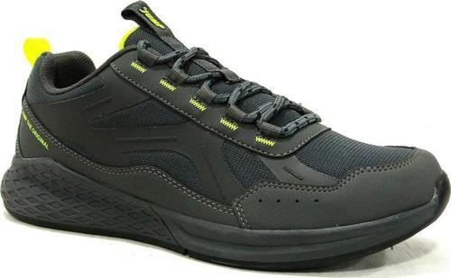 Gri Neon Yeşil Sneaker Bağcıklı Spor Ayakkabı