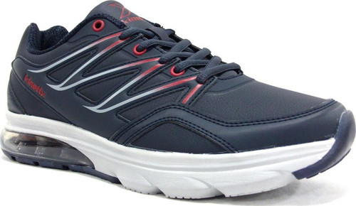 Lacivert Kırmızı AirKnx Bağcıklı Spor Ayakkabı