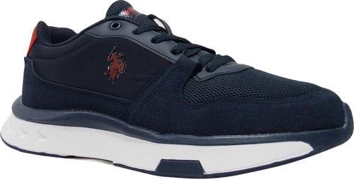 U.S. Polo ASSN. Lacivert Kırmızı Bağcıklı Sneaker Spor Ayakkabı