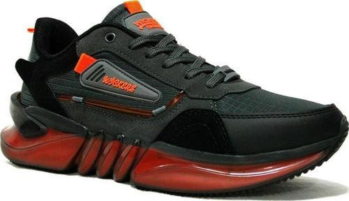 Füme Turuncu Bağcıklı Sneaker Spor Ayakkabı