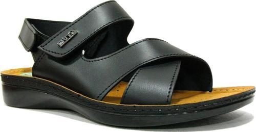 Siyah Masaj Jel Tabanlı Anatomik Comfort Sandalet