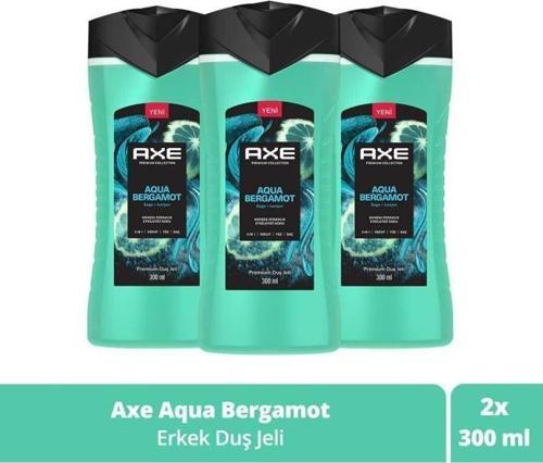 Duş Jeli Aqua Bergamot Etkili 300 ml x 3 Adet