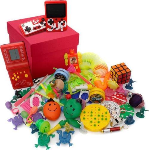 Nostaljik Hediye Özel Kırmızı Oyuncak Kutusu Kırmızı Tetris Ve Kırmızı Nostaljik Atari