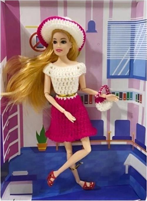 Efe Toys Örgü Elbiseli Sonsuz Hareketli Bebek