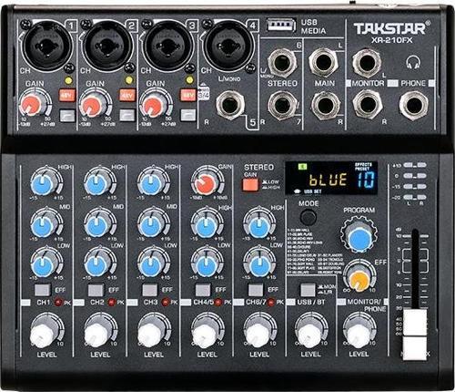 XR210FX Profesyonel Analog Stüdyo Mikseri