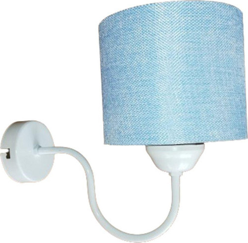Beyaz Metal İskelet Duvar Aplik.Başlık Çap: 15 Cm