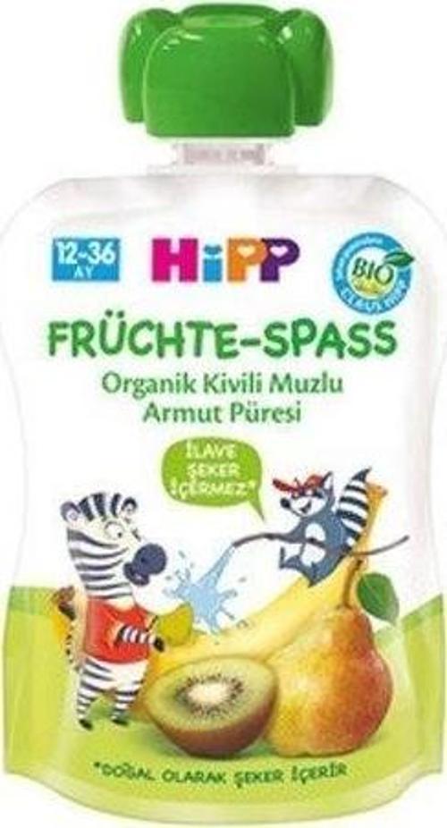 Organik Kivili Muzlu Armut Püresi 100 Gr