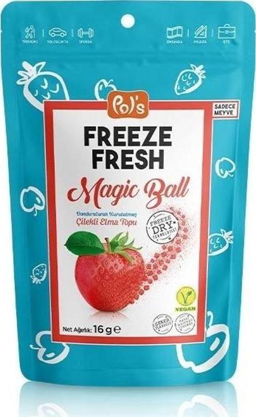 Pol’s Freeze Fresh Magic Ball Çilekli Elma Topu 16 Gr