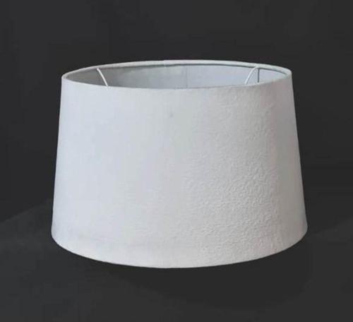 Beyaz Kumaşlı Lambader Başlığı 40 Cm