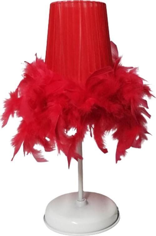 Tüylü Erkek Kız Çocuk Odası Yatak Odası Abajuru Renk Seçenekli