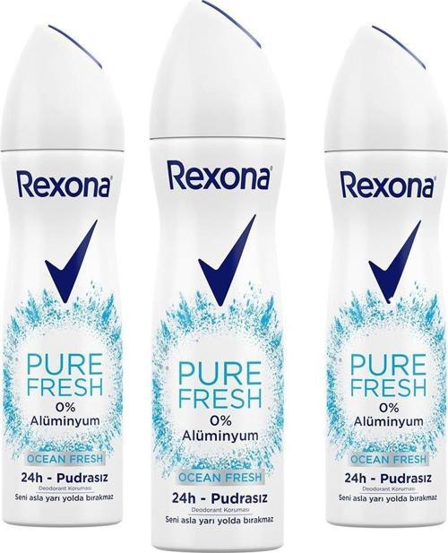 Kadın Deodorant Ocean Fresh 150ML 3lü Set