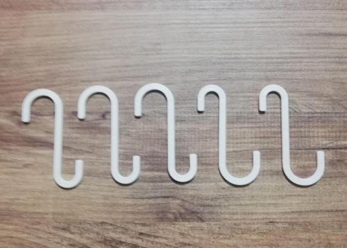 15 Krem Plastik Askı Kanca, Mutfak Ve Banyo Için Aksesuar S Kanca,Askılık 15 Adet