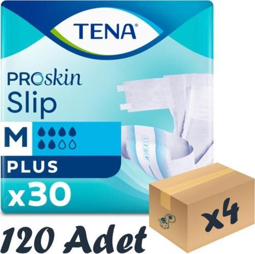 Proskin Slip Plus Belbantlı Hasta Bezi, Orta Boy (M), 6 Damla, 30'lu 4 Paket 120 Adet