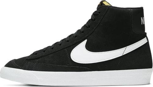 Blazer Mid 77 Leather Hakiki Deri Günlük Bilekli Spor Ayakkabı Siyah