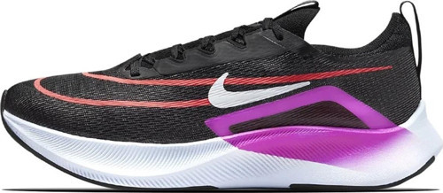 Zoom Fly 4 Running Shoes Unisex Yürüyüş Koşu Ayakkabısı Siyah-Mor