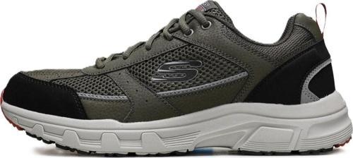 Oak Canyon-Verketta Mens Leather Outdoor Shoes Hakiki Deri Erkek Outdoor Yürüyüş Ayakkabısı Yeşil