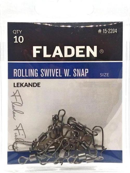 Lekande Rolling Swivel W.Snap Klipsli Fırdöndü NO:7