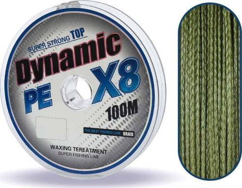 PE Braided Line x8 Green İp Olta Misinası 100mt YEŞİL-0,45 MM
