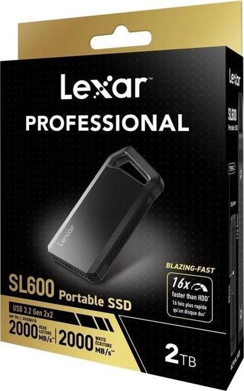 SL600 LSL600X002T-RNBNG USB 3.2 2 Tb Taşınabilir SSD