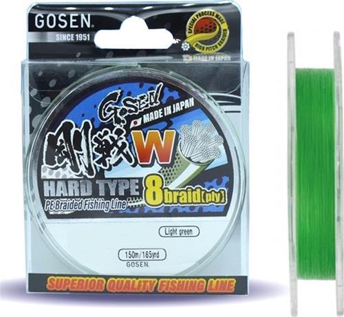 W8 Hard Type PE 8 Örgü Spin İp Misina 150 mt Açık Yeşil AÇIK YEŞİL-0,117 mm