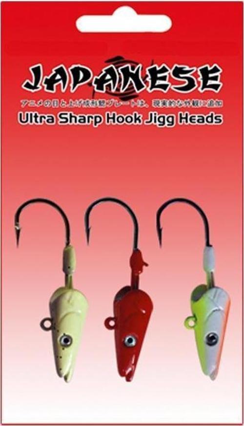 Ultra Sharp Hook Jigg Heads Üçlü Zoka Seti 8 Gr