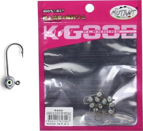 6420 Jig Head Glow Eye 1 Gr
