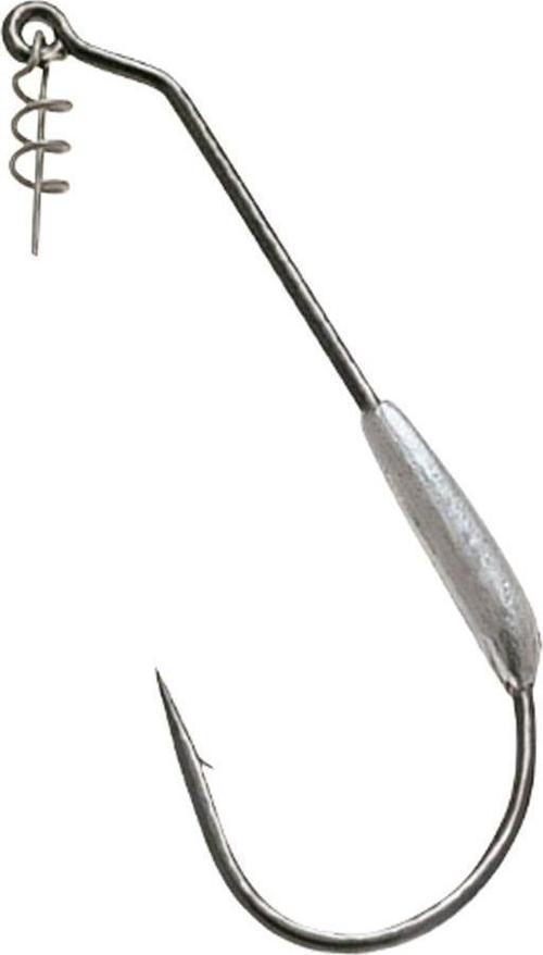 5167W Weighted Twistlock Light Black Chrome Silikon Zoka İğnesi BLACK-NO:4/0