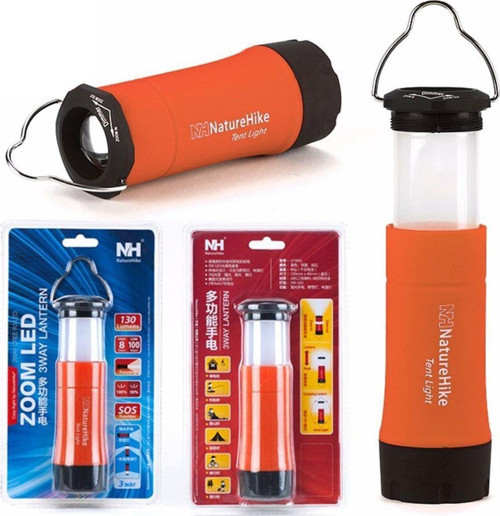 3IN1 MultiFonksiyonel LED Kamp Lambası TURUNCU