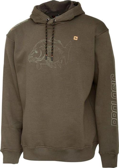 Mirror Carp Hoodie Ivy Green Kapüşonlu L