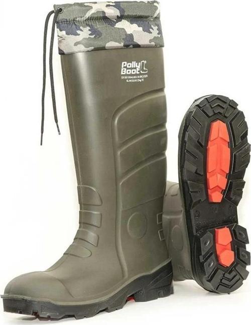 Polly Boot Galaxy Vega O4 Boğazlı Uzun Çizme Kamuflaj Haki/Siyah-41