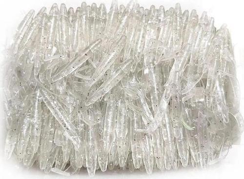 Sasi Silikon 6.5 cm Silikon Yem Gümüş Simli
