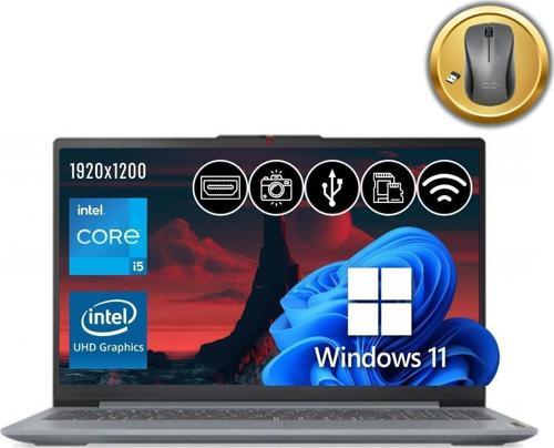 Ideapad Slım 3  I5-12450H 8GB 2TB M.2 SSD 83ES0033TR ATL23 16" W11Pro Notebook+Mouse