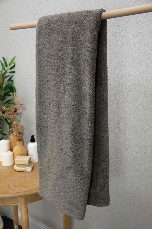 NewNoa Banyo Havlusu 90x150 - Koyu Gri