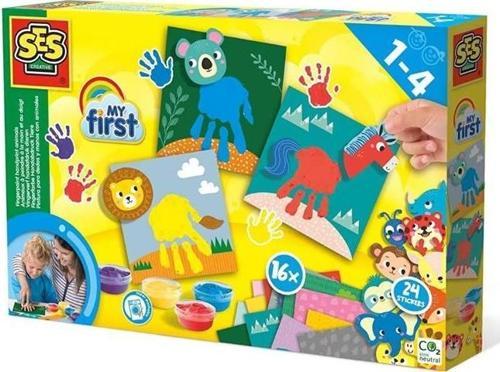 İlk Parmak Boya Setim- Elle Boyanan Hayvanlar
