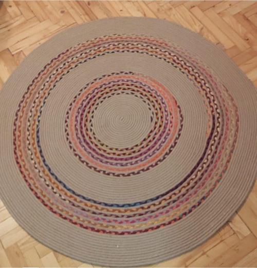 Hasır Jut Kilim-Örgü Halı