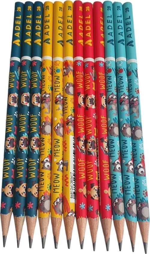 Cat&dogs 2b Kurşun Kalem 12 Adet